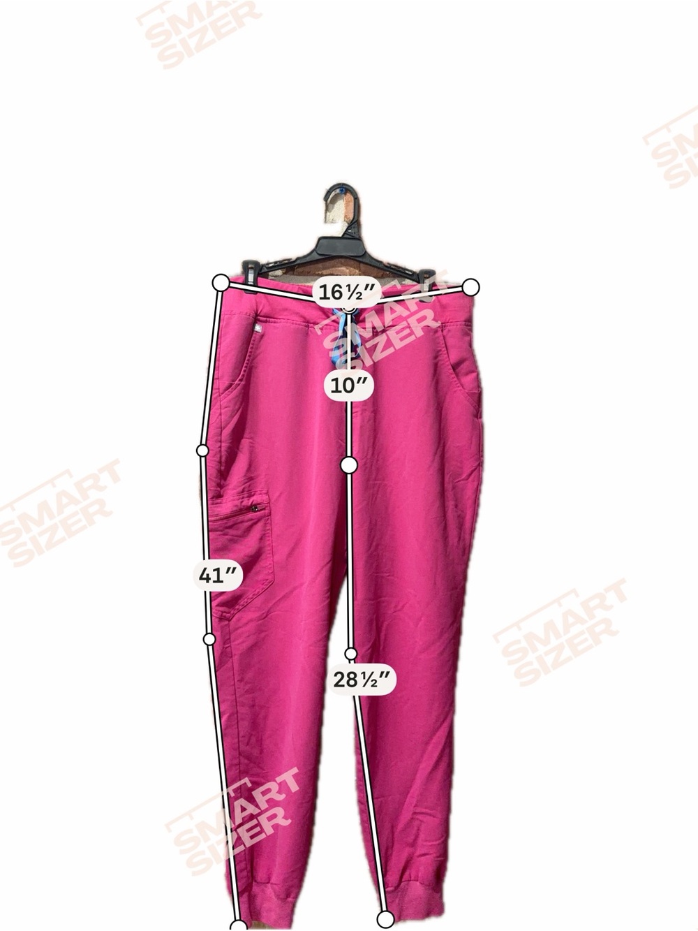 Limited Edition FIGS Raspberry Sorbet Zamora Joggers Size Large - Picture 7 of 7